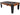 Mesa multijuegos convertible industrial de 2,13 m, para billar y hockey, madera oscura