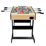 Futbolín plegable de madera clara Zizou