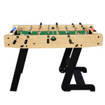 Futbolín plegable de madera clara Zizou
