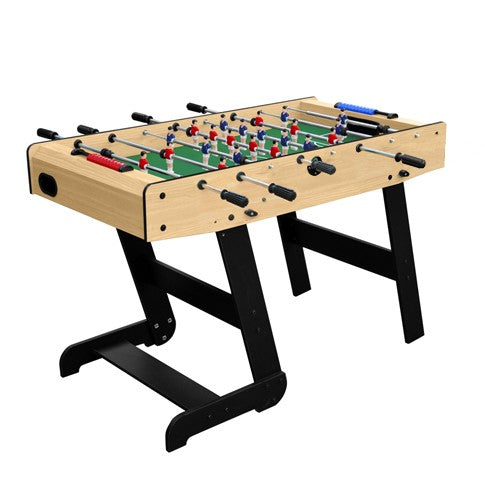Futbolín plegable de madera clara Zizou
