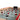 Conjunto de 11 jugadores Marius grises y 4 barras de acero inoxidable
